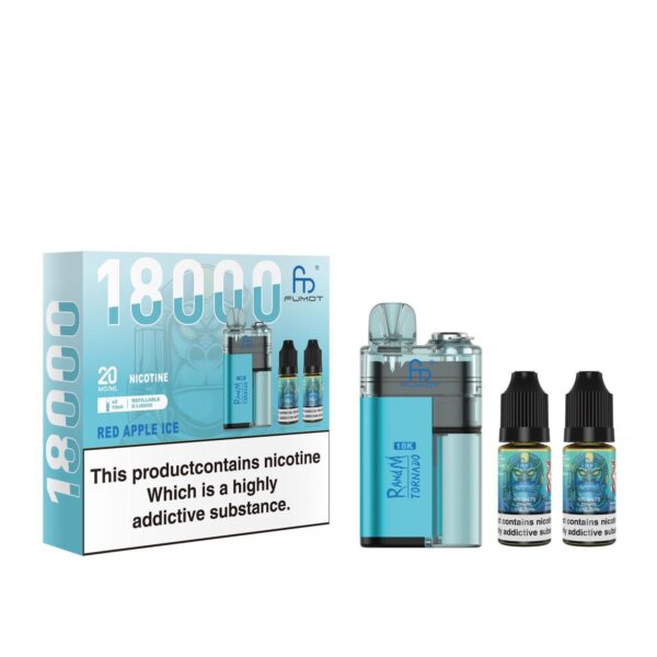 Fumot R and M Tornado 18000, 18k Puff Vape Kit - Uk Vapor Waves Fumot R and M Tornado 18000, 18k Puff Vape Kit - Uk Vapor Waves