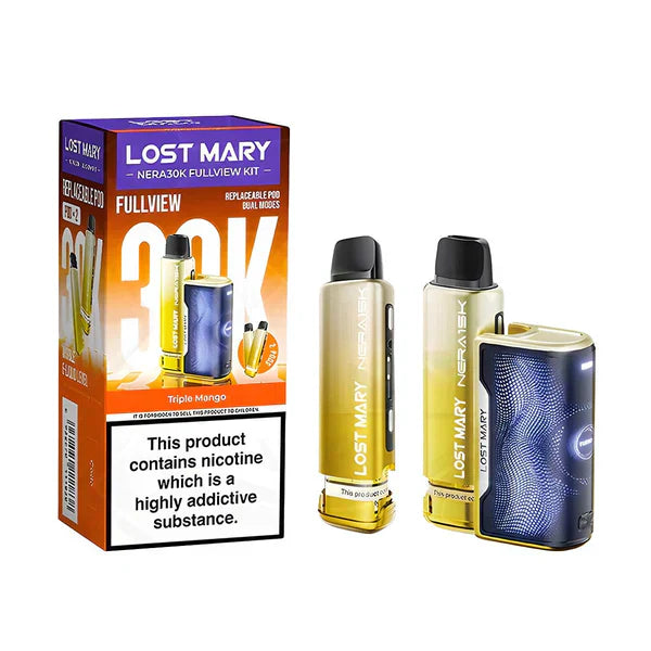 Lost Mary Nera 30K Puffs Prefilled Pod Vape Kit Dual Flavor - Uk Vapor Waves Lost Mary Nera 30K Puffs Prefilled Pod Vape Kit Dual Flavor - Uk Vapor Waves