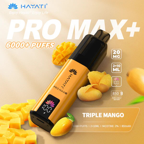 Hayati Pro Max Plus 6000 Puffs Prefilled Pod Kit | 10.89 Hayati Pro Max Plus 6000 Puffs Prefilled Pod Kit | 10.89
