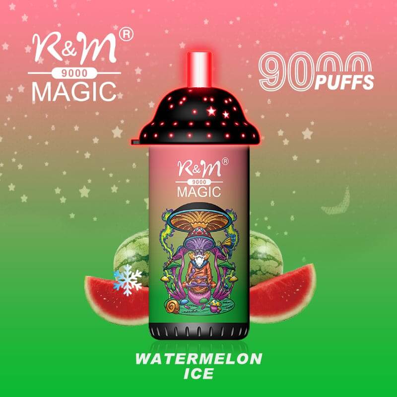 Watermelon Ice R&M Magic 9000 Puffs