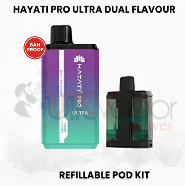 Hayati Pro Ultra 15000 Puffs Vape Dual Flavours - Uk Vapor Waves Hayati Pro Ultra 15000 Puffs Vape Dual Flavours - Uk Vapor Waves