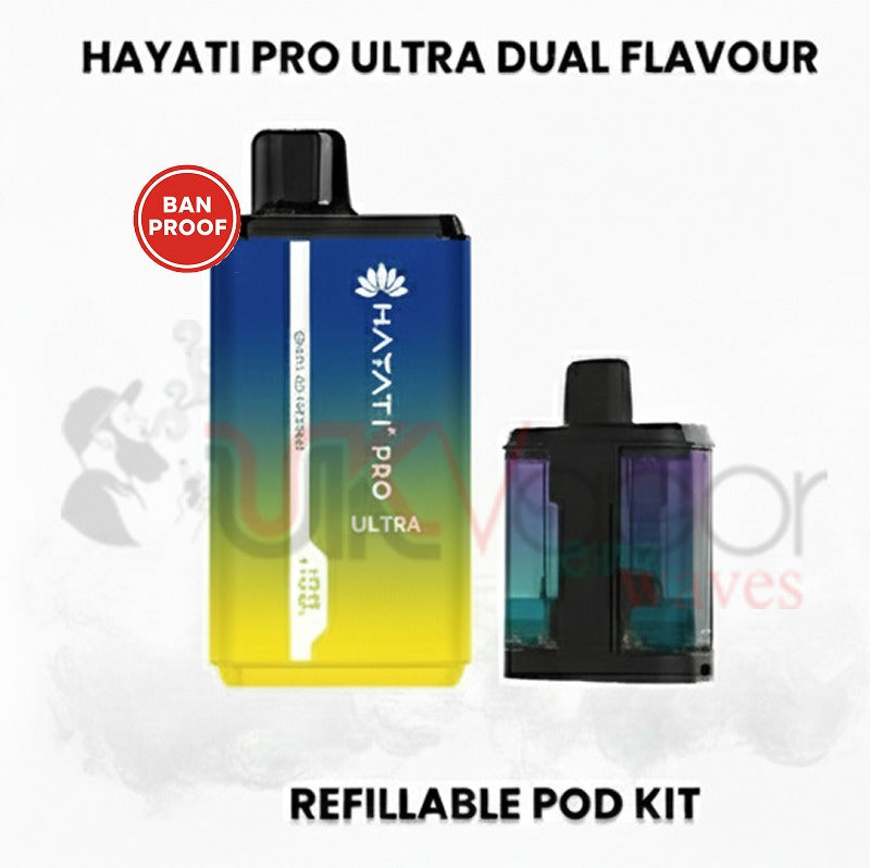 Hayati Pro Ultra Dual Flavour Prefilled 15000 Puffs