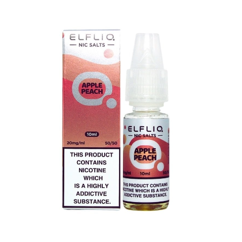 ELFLIQ ELF BAR Apple Peach 10ml Nic Salts E-liquids 