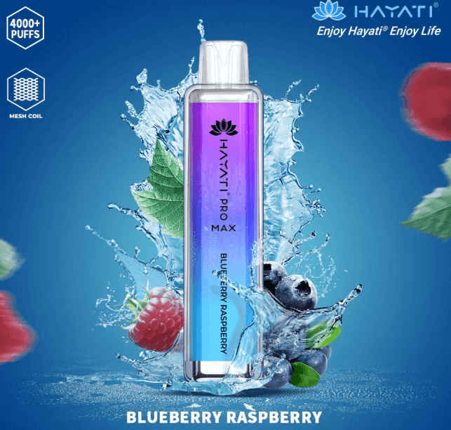 Hayati pro max 4000 crystal Bar Blueberry Raspberry