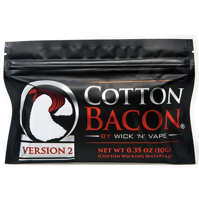 Cotton Bacon Version 2 by Wick N Vape 10g wicking cotton pouch