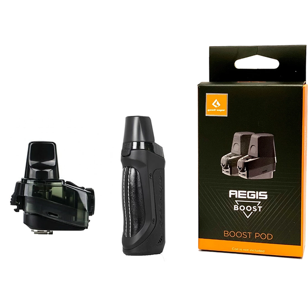 geekvape aegis boost accessories Kit Spare Pods AEGIS Boost Mesh Coils - 0.4 Ohm SNOWWOLF X FLAVA 12000 California Cherry Unit Per Pack:Single