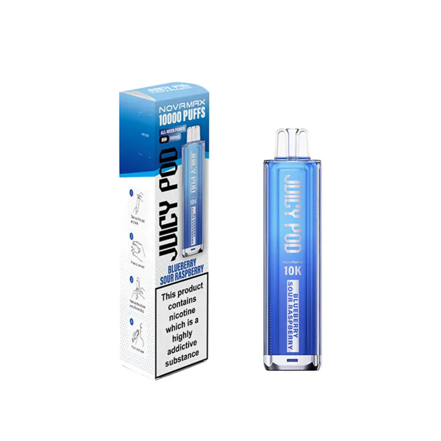 Juicy Pod Novamax 10K puffs prefilled pod vape