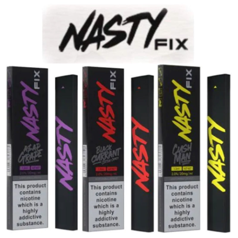 Nasty FIX Disposable Vape Pen Kit | Pod Kit Device | 20MG | Nic Salt | 1.3ML