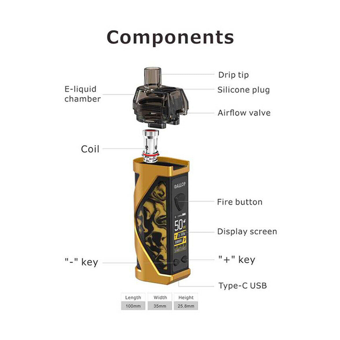 Horizon E-FOG GALLOP VAPE Pen ECIG Starter Kit COILS POD Nicotine STOP - Uk Vapor Waves Horizon E-FOG GALLOP VAPE Pen ECIG Starter Kit COILS POD Nicotine STOP - Uk Vapor Waves