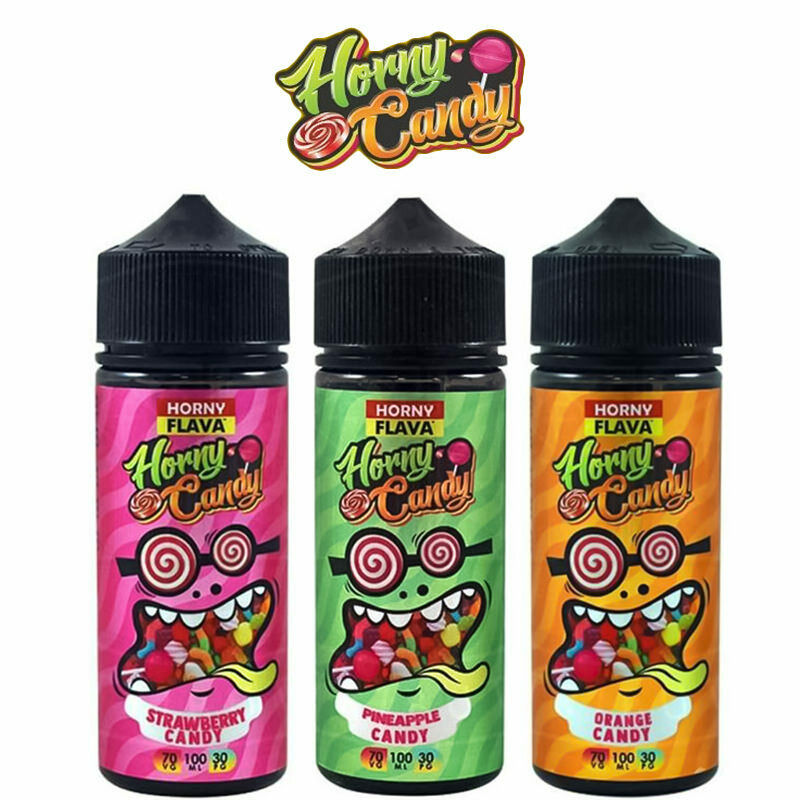 HORNY FLAVA CANDY RANGE E Liquid Vape Juice Best Flavours Mango Grape 100ml 0mg