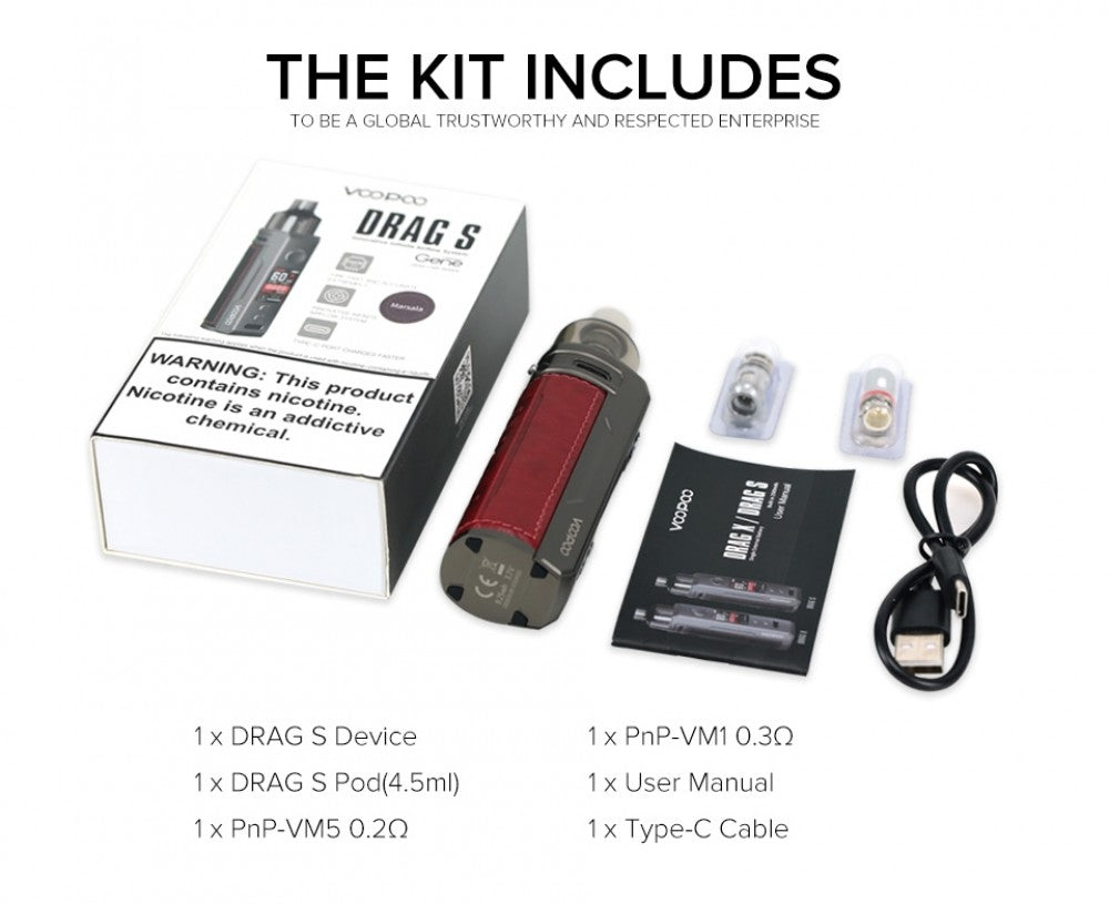 Voopoo Drag S 60W Mod Pod Kit 2500mah - UK Vapor Waves - Uk Vapor Waves Voopoo Drag S 60W Mod Pod Kit 2500mah - UK Vapor Waves - Uk Vapor Waves