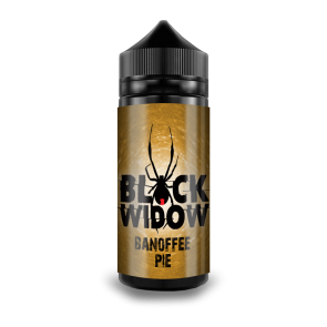 BANOFFEE PIE 100ML E LIQUID BLACK WIDOW