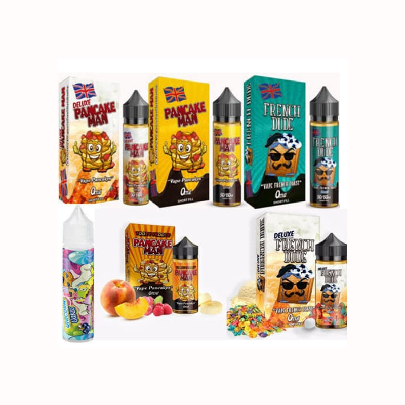 Pancake Man E liquid Juice Vape, French Dude, Granny's Pie, Pancake Ma - Uk Vapor Waves Pancake Man E liquid Juice Vape, French Dude, Granny's Pie, Pancake Ma - Uk Vapor Waves