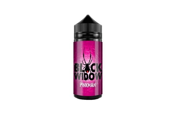 PINKMAN 100ML E LIQUID BLACK WIDOW - Uk Vapor Waves