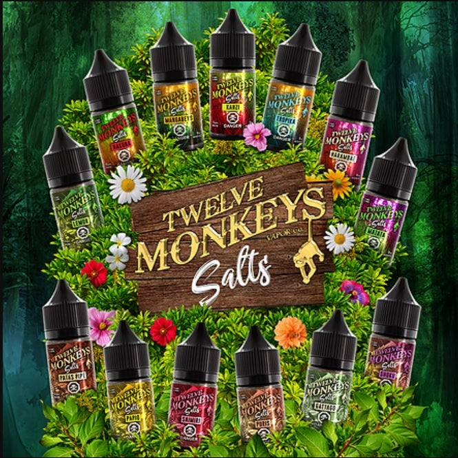 12 Monkeys Nic Salt Twelve Monkey E Liquid Vape Salts 20mg - Uk Vapor Waves 12 Monkeys Nic Salt Twelve Monkey E Liquid Vape Salts 20mg - Uk Vapor Waves