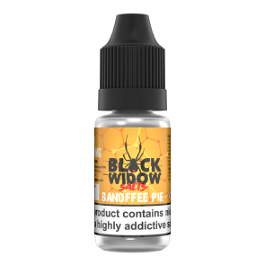 BANOFFEE PIE 10ML NIC SALT BLACK WIDOW Pack of 10