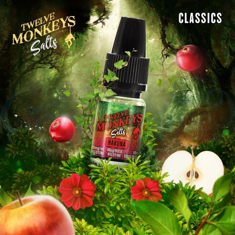 12 Monkeys Nic Salt Twelve Monkey E Liquid Vape Salts 20mg - Uk Vapor Waves 12 Monkeys Nic Salt Twelve Monkey E Liquid Vape Salts 20mg - Uk Vapor Waves