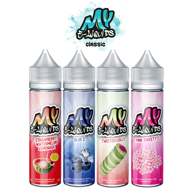 My E-Liquids 50ml Vape Juice 0mg 70/30 VG/PG