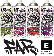 FAR E-Liquid by Element 100ml 0mg Shake Vape Series, Vape Juice 0 Mg 3 Mg 6 Mg