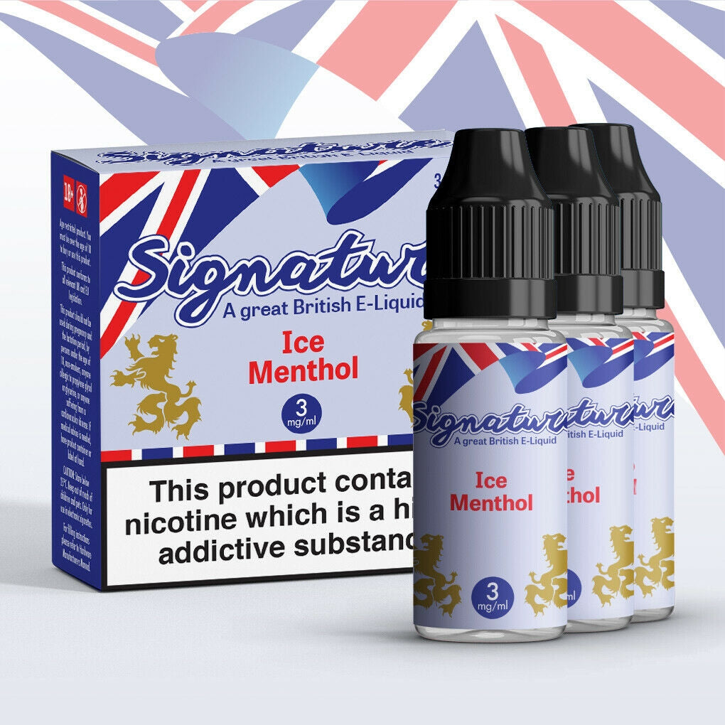 Signature Vapours E Liquid Vape Juice