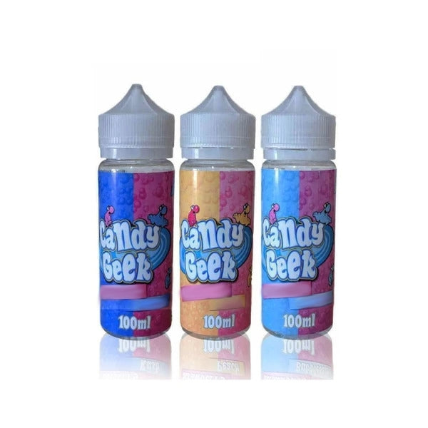 Candy Geek 120ml UK made E liquid Vape Juice 70/30 £7.95
