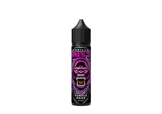 gorilla vape juice PURPLE HAZE 50ML E LIQUID GORILLA MIST