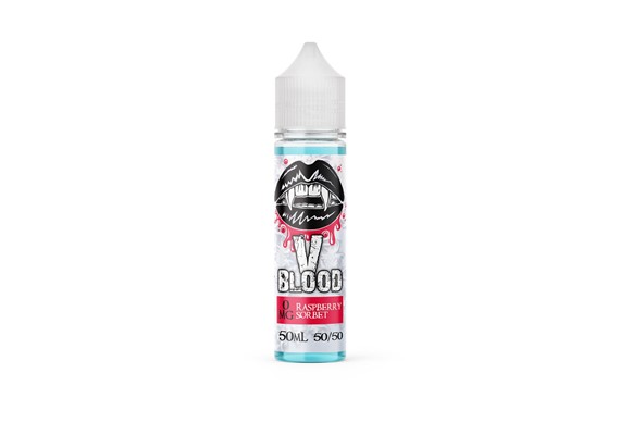 sorbet vape juice RASPBERRY SORBET 50ML E LIQUID V BLOOD
