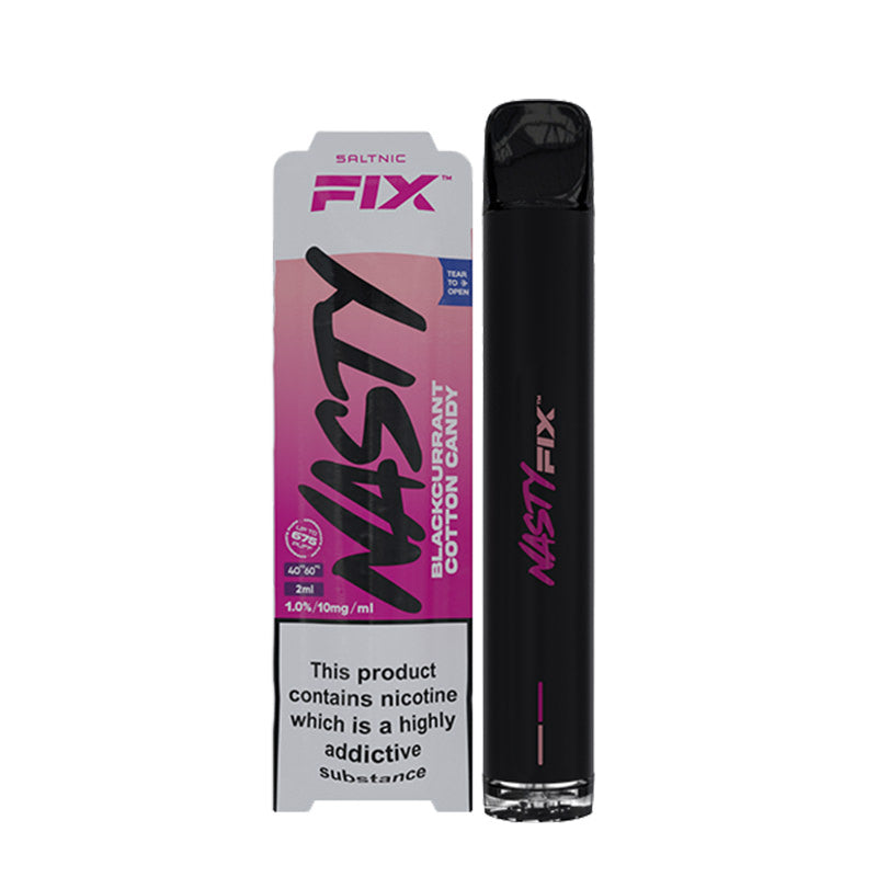 Nasty Air Fix Disposable Pod 675 Puffs Blackcurrant Cotton Candy