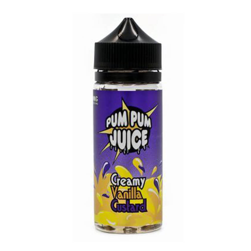 creamy vanilla vape juice Pum Pum Juice Creamy Vanilla Custard 120ml E Liquid