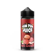 Pum Pum Red Lychee 120ml E Liquid Juice