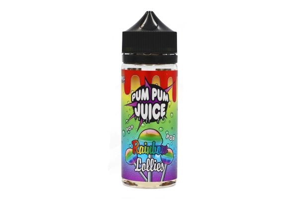 Pum Pum  Rainbow Lollies 120ml E Liquid Juice