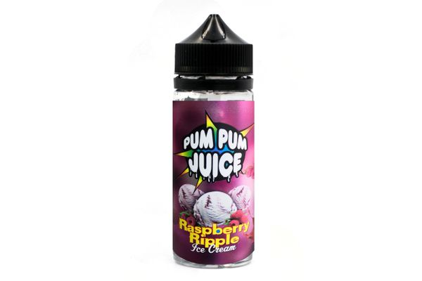 Pum Pum Raspberry Ripple Ice Cream 120ml E Liquid Juice