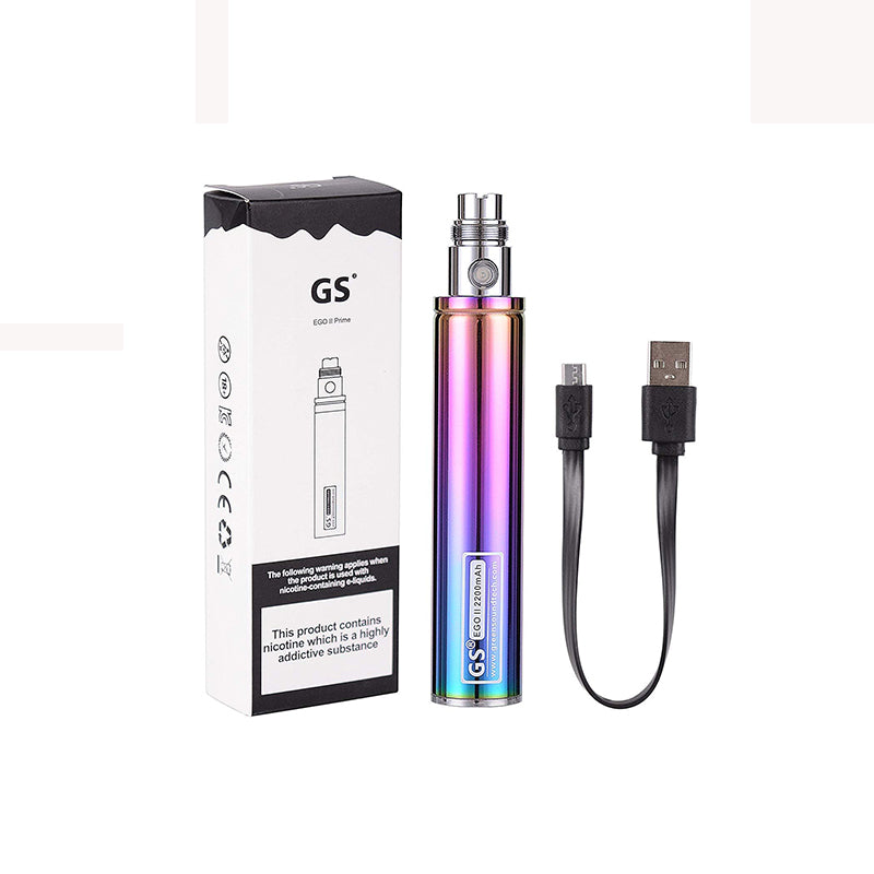 Authentic GS EGO 2 E Cig 2200mah Shisha cigarette Battery Micro USB Ch - Uk Vapor Waves Authentic GS EGO 2 E Cig 2200mah Shisha cigarette Battery Micro USB Ch - Uk Vapor Waves