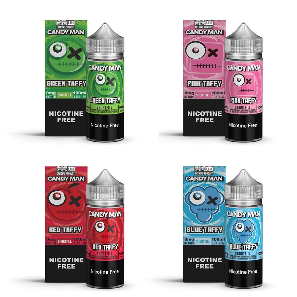 Candy Man 100ml E Liquid USA 70/30 VG/PG 0mg - Uk Vapor Waves