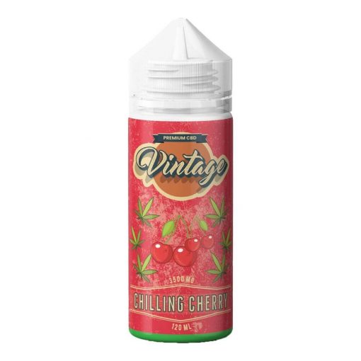Chilling Cherry E Liquid CBD 3500mg By Vintage 120ml - Uk Vapor Waves Chilling Cherry E Liquid CBD 3500mg By Vintage 120ml - Uk Vapor Waves