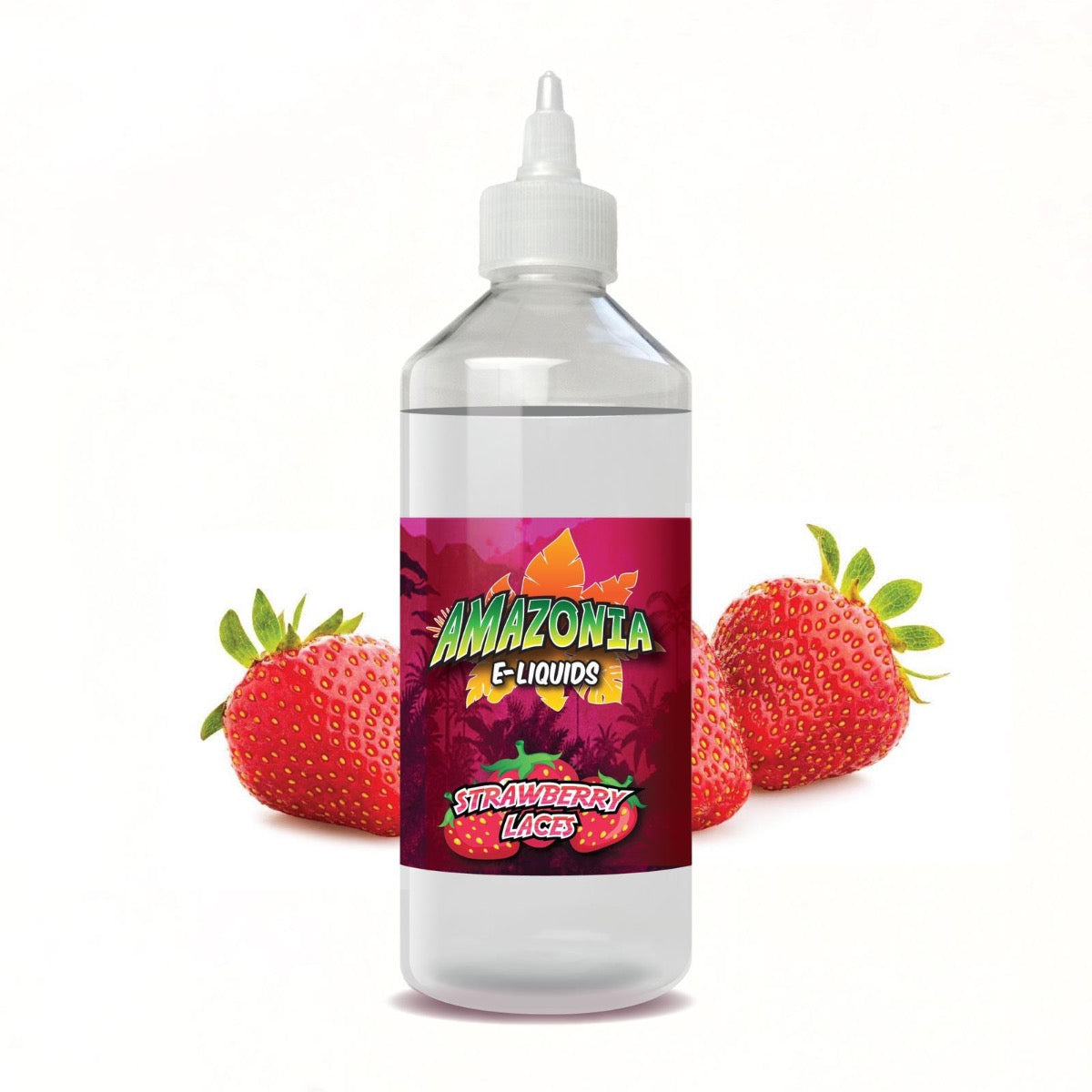 Strawberry Laces by Amazonia E-Liquids | 500ml Shortfill - Uk Vapor Waves Strawberry Laces by Amazonia E-Liquids | 500ml Shortfill - Uk Vapor Waves