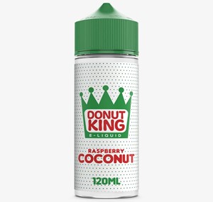 RASPBERRY COCONUT 100ML E-LIQUID BY DONUT KING