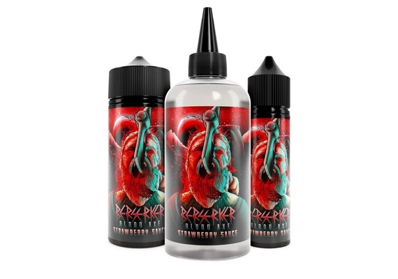 STRAWBERRY SAUCE E LIQUID BY BERSERKER BLOOD AXE - Uk Vapor Waves