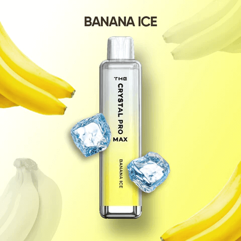 Crystal Pro Max Banana Ice 4000 Disposable Box of 10 - £71.99