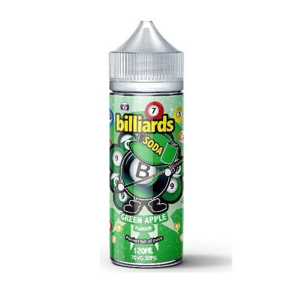 Billiards Vape Range 0-mg 120ml Shortfill E-liquid