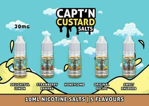 CAPT’N CUSTARD SALTS ELIQUIDS