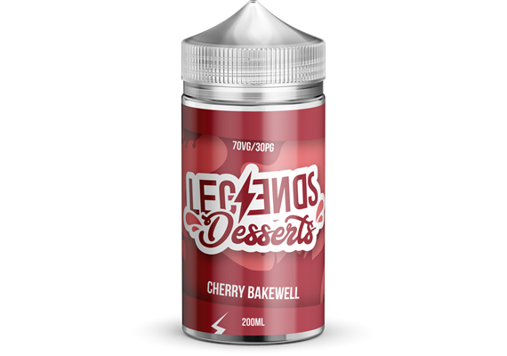 Cherry Bakewell (Desserts) 200ml E Liquid by Legends