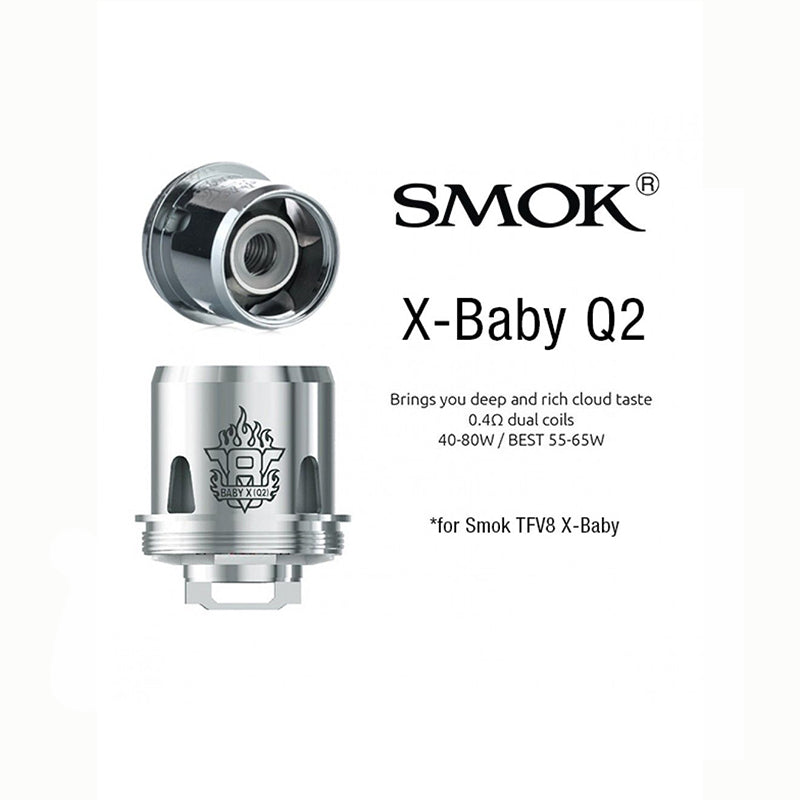Smok TFV8 X-Baby Tank Coil (G-Priv 2 Coil) T6 | Q2 | M2 | X4 (3 Coils)