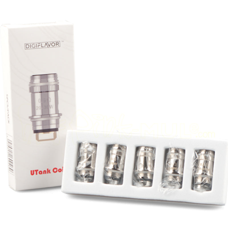 DIGIFLAVOR Coils UTANK Coils UBOX Coils - 0.5 ohm - PACK of 5 100% AUTHENTIC