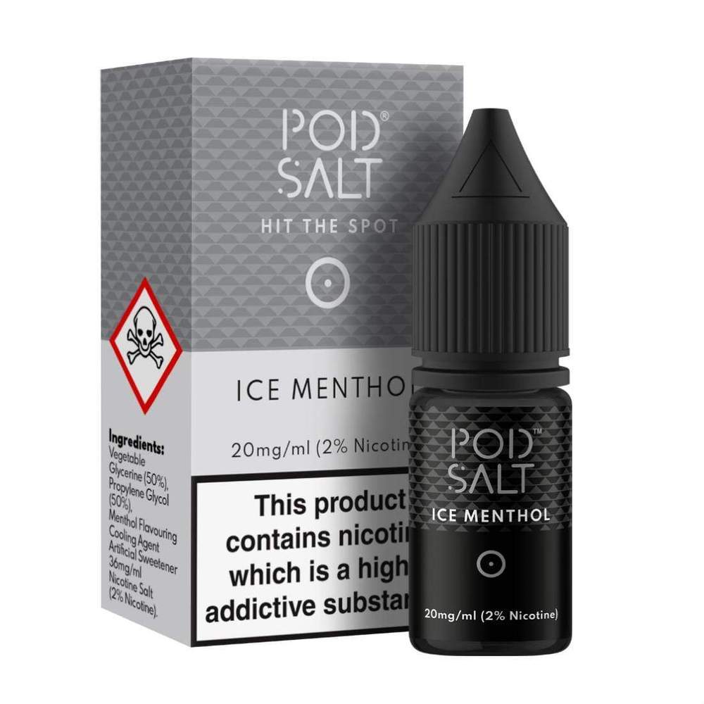 Pod Salt Ice Menthol Nic Salt 10ml Pack of 5