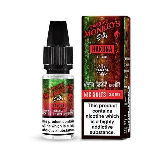 12 Monkeys Nic Salt Twelve Monkey E Liquid Vape Salts 20mg - Uk Vapor Waves 12 Monkeys Nic Salt Twelve Monkey E Liquid Vape Salts 20mg - Uk Vapor Waves