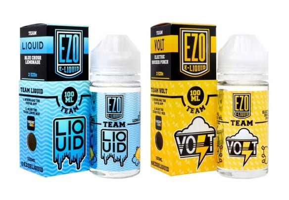 EZO E-Liquid Team Volt E-Liquid E Juice – World’s First Trick Box – 100ml