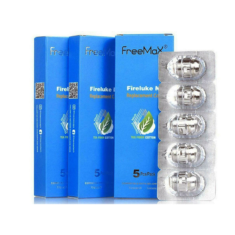 FreeMax Twister Vape Kit Coils - FIRELUKE 2 & M Tanks Pack of Five X1 X2 X3 Coil
