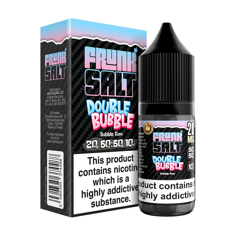 FRUNK SALT DOUBLE BUBBLE NIC SALT E-LIQUID - Uk Vapor Waves FRUNK SALT DOUBLE BUBBLE NIC SALT E-LIQUID - Uk Vapor Waves