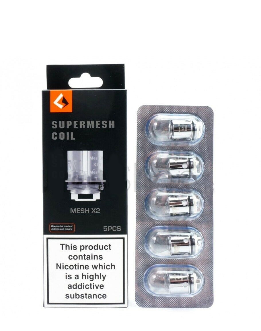 GEEKVAPE SUPER MESH COILS, X1, X2, 0.2, 0.3 for Shield, Aero, Cerber - Uk Vapor Waves GEEKVAPE SUPER MESH COILS, X1, X2, 0.2, 0.3 for Shield, Aero, Cerber - Uk Vapor Waves